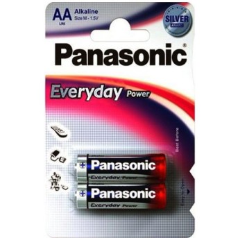 Батарейка щелочная PANASONIC Every Day Power AA/<wbr>2B - Metoo (1)