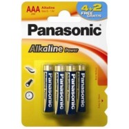 Panasonic Alkaline Power LR03APB/6BP 4+2F тип ААА