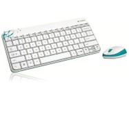 Клавиатура и мышь Logitech MK240 Беспроводная Белая (920-005791)