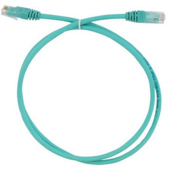 Неэкранированный коммутационный кабель кат. 6 3М FQ100071999 RJ45-RJ45 UTP LSZH 2м Бирюзовый - Metoo (1)