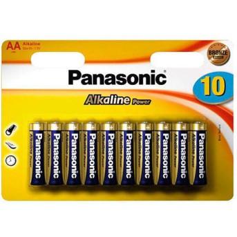 Батарейка щелочная PANASONIC Alkaline Power AA/<wbr>10B - Metoo (1)