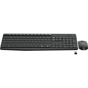 Клавиатура и мышь Logitech MK235 Беспроводная (920-007948) - Metoo (1)