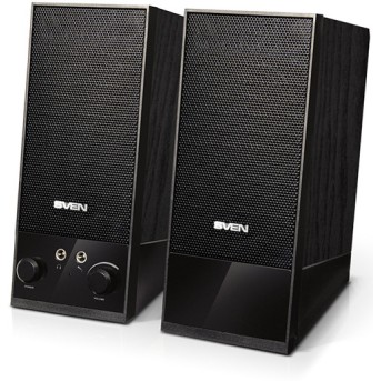 Колонки Sven 2.0 Speakers SPS-604 Black - Metoo (1)