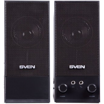 Колонки Sven 2.0 Speakers SPS-604 Black - Metoo (2)