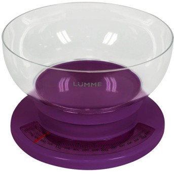 Весы кухонные LUMME LU-1303 механические фиолетовые - Metoo (1)