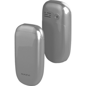 Мобильный телефон Maxvi E1 Silver - Metoo (2)