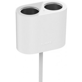 Адаптер Xiaomi RoidMi 1 to 2 charger car adapter White - Metoo (1)