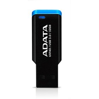 USB флешка 32Gb 2.0 ADATA DashDrive Durable UFD UV140 Black-Blue - Metoo (1)