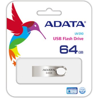 USB флешка 64Gb 3.0 ADATA DashDrive UFD UV310 Silver - Metoo (3)
