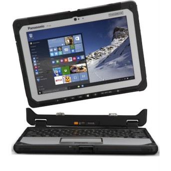 Ноутбук планшетный Panasonic CF-20A5108T9 Защищенный 10.1" 256Gb - Metoo (1)