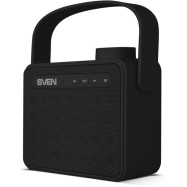 Speaker SVEN PS-72, black (6W, Bluetooth, FM, USB, microSD, handle, 1200mA*h)