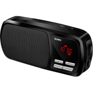 Speaker SVEN PS-50, black (3W, FM, USB, microSD, LED display, 800mA*h)
