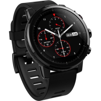 Умные часы Xiaomi Amazfit Stratos Sport Smartwatch Black - Metoo (1)