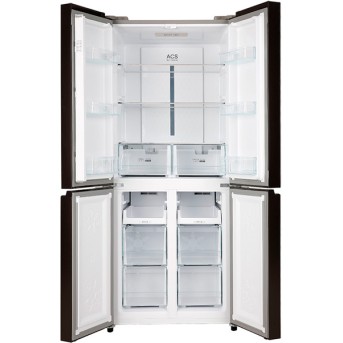 Холодильник SKYWORTH SRM-393CB Side by side, Inox - Metoo (2)