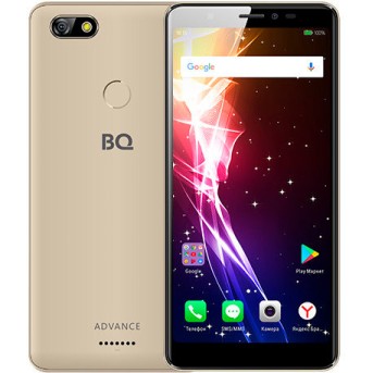 Смартфон BQ-5500L Advance LTE Золотой - Metoo (1)