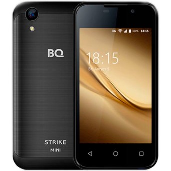 Смартфон BQ-4072 Strike Mini Черный Шлифованный - Metoo (1)