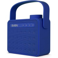 SVEN PS-72, синий, акустическая система 2.0, Bluetooth, FM, USB, microSD, встроенный аккумулятор