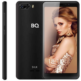 Смартфон BQ-5520L Silk Чёрный - Metoo (1)