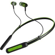 Беспроводные внутриканальные стереонаушники с микрофоном SVEN E-235B, черный-зеленый (Bluetooth)