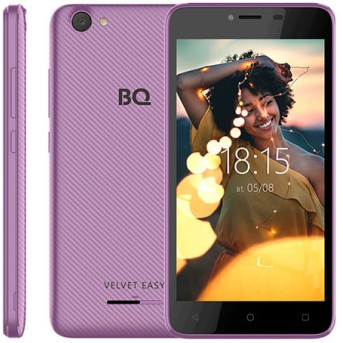 Смартфон BQ-5000G Velvet Violet 4.5"/<wbr>854х480FWVGA/<wbr>SC7731C, 4 ядра/<wbr>1Gb+8Gb/<wbr>5+2MP/<wbr>2800 мАh/<wbr>3G - Metoo (1)
