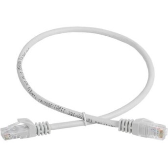 ITK PC01-C5EU-1M Коммутационный шнур (патч-корд), кат.5Е UTP, 1м, серый - Metoo (1)