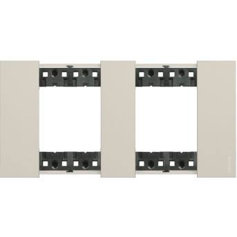 Legrand KA4802M2KM LN Рамка 2х2М ПСЧ - Metoo (1)