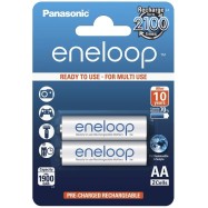 Аккумулятор Panasonic Eneloop BK-3MCDE/2BE / 2000 mAh AA BL2..