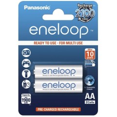 Аккумулятор Panasonic Eneloop BK-3MCDE/2BE / 2000 mAh AA BL2..