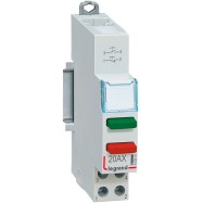 Legrand 412916 CX3 Выкл. кноп. НО+НЗ(зел/кр.)