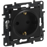 Legrand 863521 NLST Роз.2К+З 16А винт. Чёрный