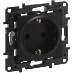 Legrand 863521 NLST Роз.2К+З 16А винт. Чёрный