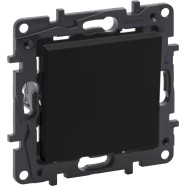 Legrand 863501 NLST Выкл. 1-клав. авт. Чёрный