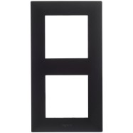 Legrand 863592 NLST Рамка 2-постовая Чёрный