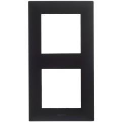Legrand 863592 NLST Рамка 2-постовая Чёрный