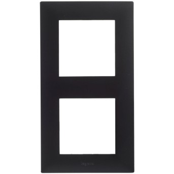 Legrand 863592 NLST Рамка 2-постовая Чёрный - Metoo (1)