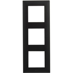Legrand 863593 NLST Рамка 3-постовая Чёрный
