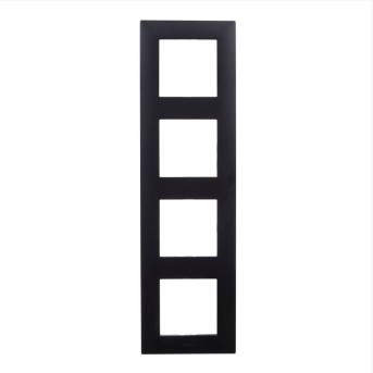 Legrand 863594 NLST Рамка 4-постовая Чёрный - Metoo (1)