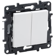 Legrand 863105 NLST Выкл. 2-клав. авт. Белый