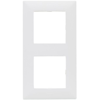 Legrand 863192 NLST Рамка 2-постовая Белый - Metoo (1)