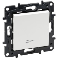 Legrand 863111 NLST Выкл. 1-кл. подсв. Белый