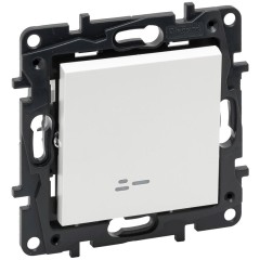 Legrand 863111 NLST Выкл. 1-кл. подсв. Белый