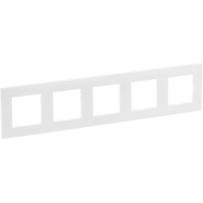 Legrand 863195 NLST Рамка 5-постовая Белый