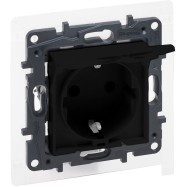 Legrand 863523 NLST Роз. крыш.2К+З IP44 Чёрн.