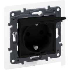 Legrand 863523 NLST Роз. крыш.2К+З IP44 Чёрн.