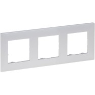 Legrand 863393 NLST Рамка 3-постовая Алюминий