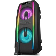 SVEN PS-740, черный, акустическая система (100W, TWS, Bluetooth, FM, USB, microSD, 4400mA*h)