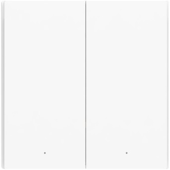 Настенный выключатель двухклавишный AQARA Smart Wall Switch H1 (No Neutral, Double Rocker) в Metoo.kz - Metoo (2)