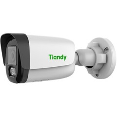 Tiandy 4Мп уличная цилиндрическая IP-камера 4мм, 2 Warm lights 15m, 512Гб слот SD, кнопка reset