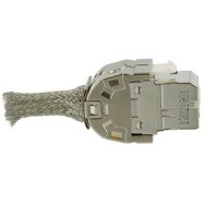 3M DE010022734 Розеточный модуль кат. 6А, экранированный, монтаж без инструмента, белый, STP