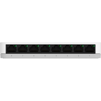 D-Link DGS-1008A/<wbr>F1A Коммутатор 8-порт10/<wbr>100/<wbr>1000 неуправляемый пластиковый корпус - Metoo (4)
